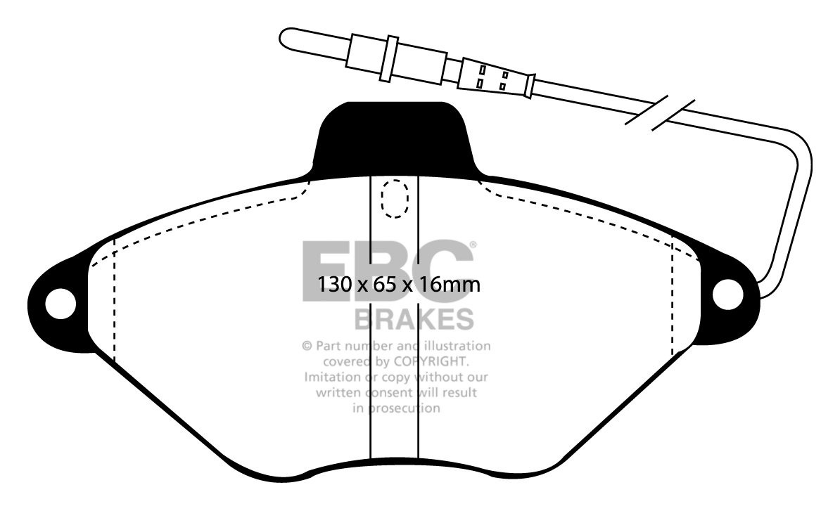 EBC Brakes CITROEN Xantia 2.0 16v 93-2001 Remblokken voorzijde