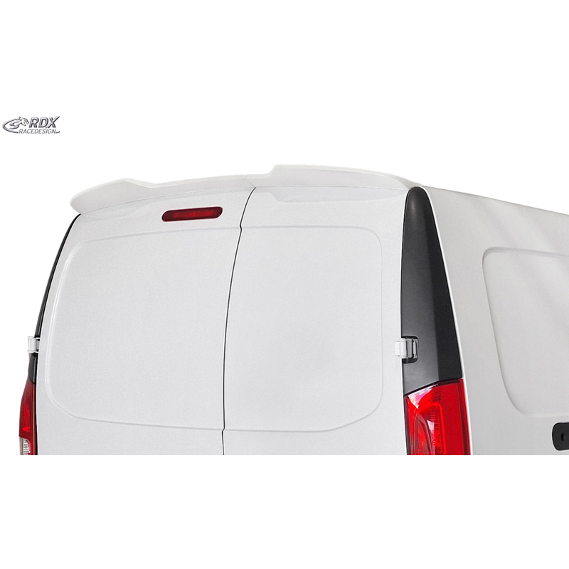 RDX Racedesign Becquet de toit sur mesure pour Mercedes Citan 2012-2021, Renault Kangoo 2013-2021 & Nissan NV250 2019-2021 (avec 2 portes battantes) (PUR-IHS)