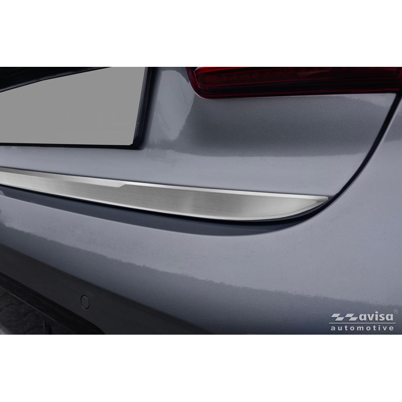 Avisa Revêtement d'habillage du hayon du coffre inox brossé sur mesure pour BMW Série 3 (G20) M-Sport Facelift 2018-2022, Facelift 2022-2024 & Facelift 2024-