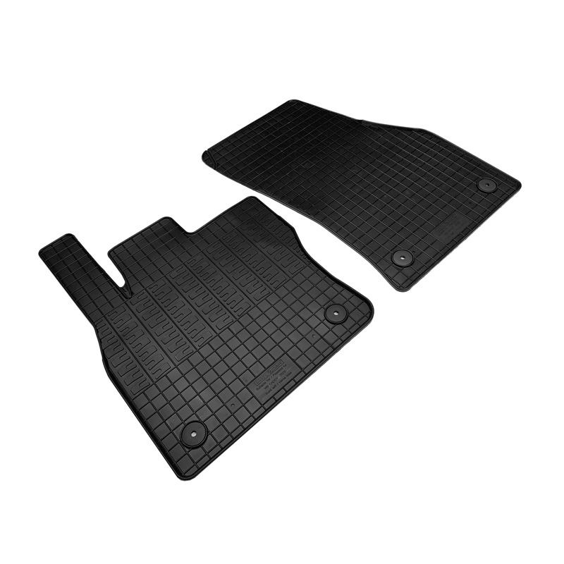 Set tapis de caoutchouc sur mesure pour Volkswagen Caddy V Box 2020- (2-pièces + points de fixage)