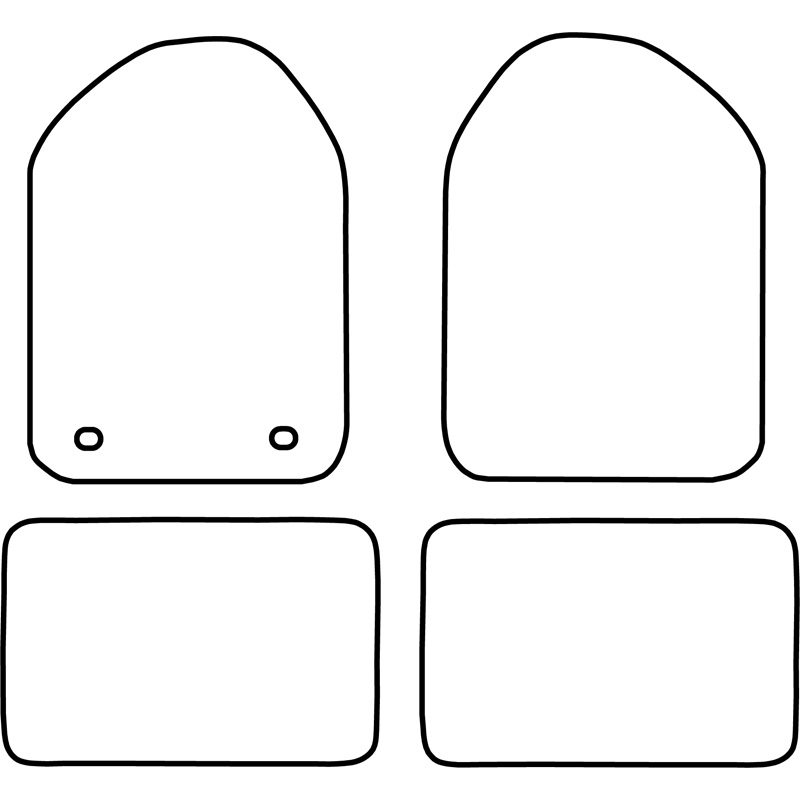 Set de tapis de sol sur mesure pour Renault Kangoo 1997-2005