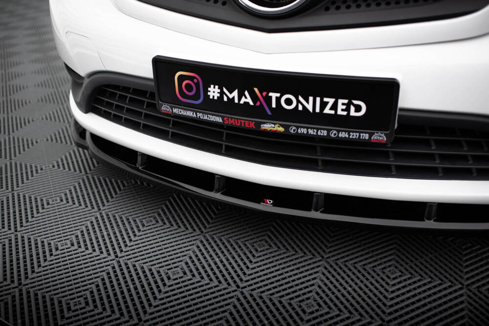Voorspoiler Mercedes Benz Citan Maxton Glans Zwart