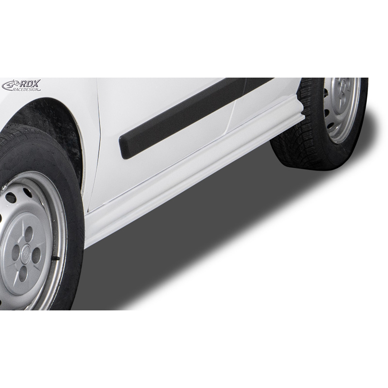 RDX Racedesign Jupes latérales sur mesure pour Fiat Qubo & Fiorino (225) 2016-2024 'Edition' (ABS)