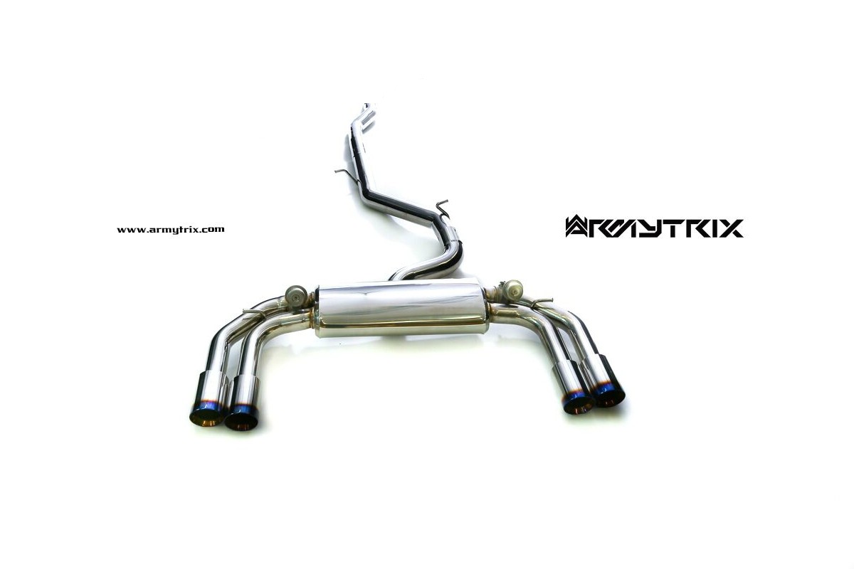 ARMYTRIX Audi S3 (8V) Sportback Cat-Back (ss) Uitlaatsysteem