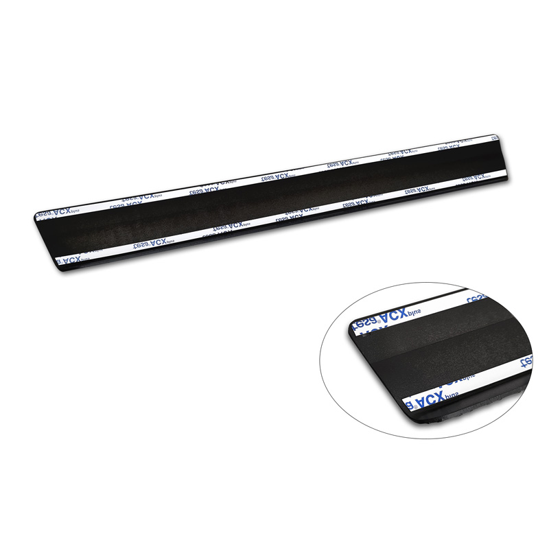 Seuils de portes aluminium 'Riffled Plate' sur mesure pour Toyota Aygo X 2022- - 4-pièces - Noir