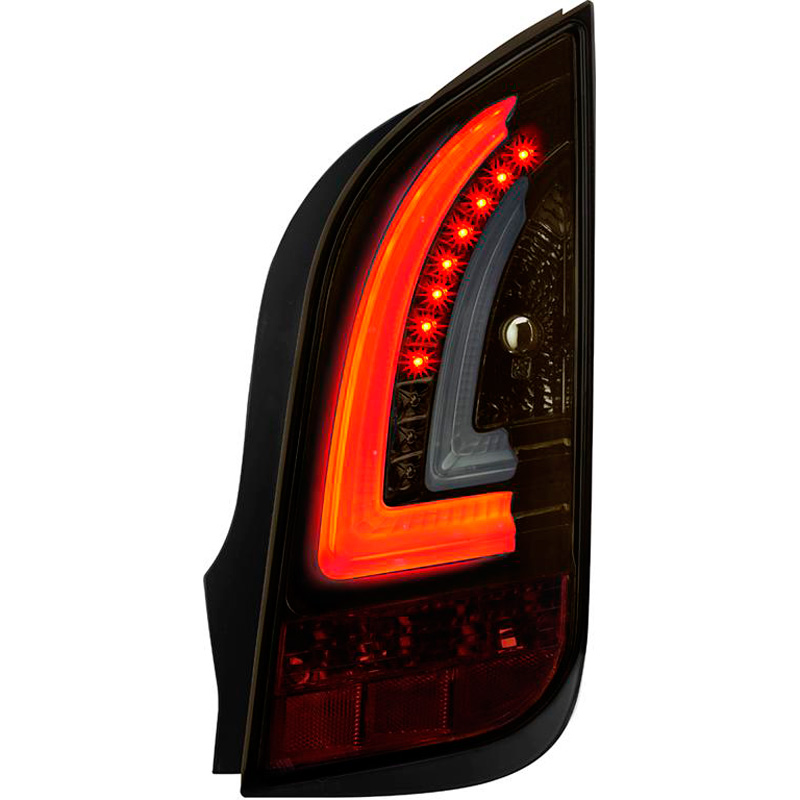 Set de Feux Arrière LED sur mesure pour Seat Mii 2011- - Noir/Fumée/d'Or