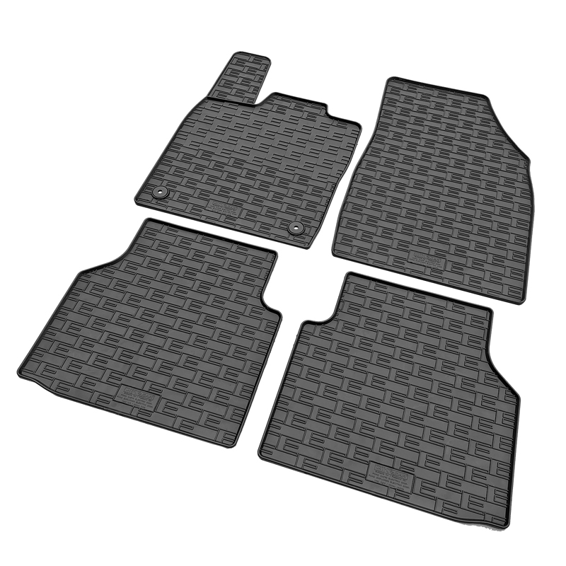 CIKCAR Set tapis de caoutchouc sur mesure pour Ford Explorer EV (CX740) 2024- & Capri EV (CX740L) 2024- (4-pièces + points de fixage)