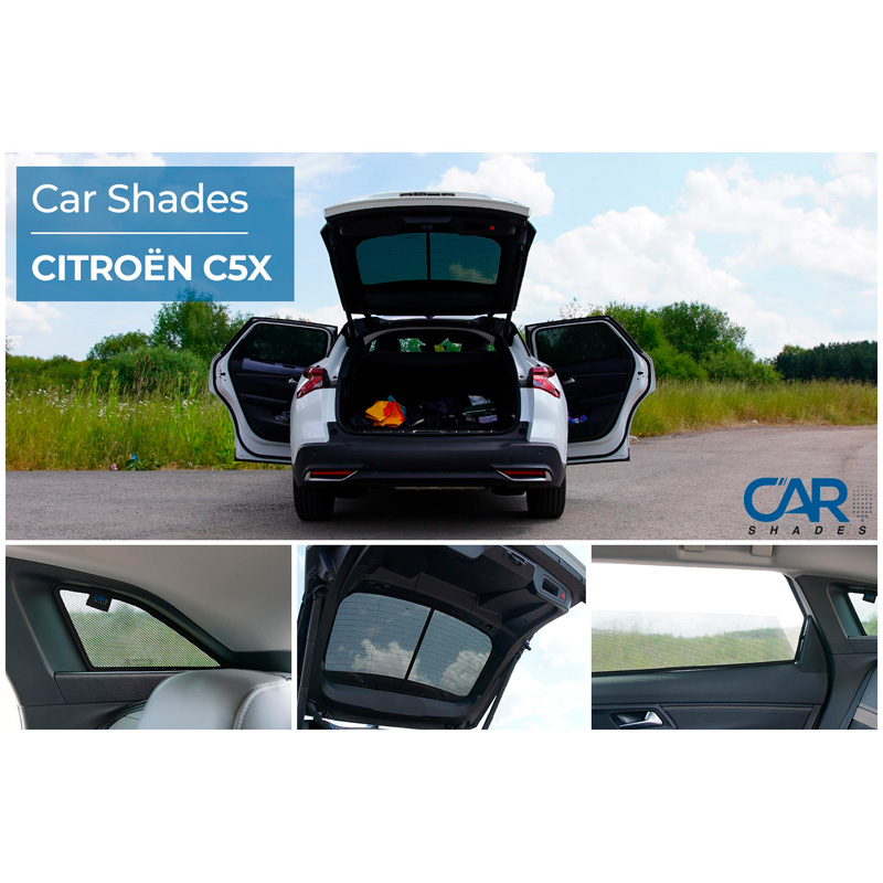 Set de Car Shades sur mesure pour Citroën C5 X 2021- (6-pièces)