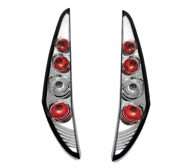 Feux arriere Fiat Punto 99-02, 3 door lexus chrome