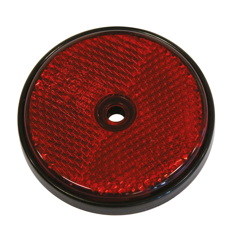 Carpoint Catadioptres Ronds Ø 70mm Rouge 2-pièces