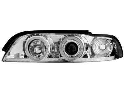 Phares BMW E39 Angel Eyes chrome