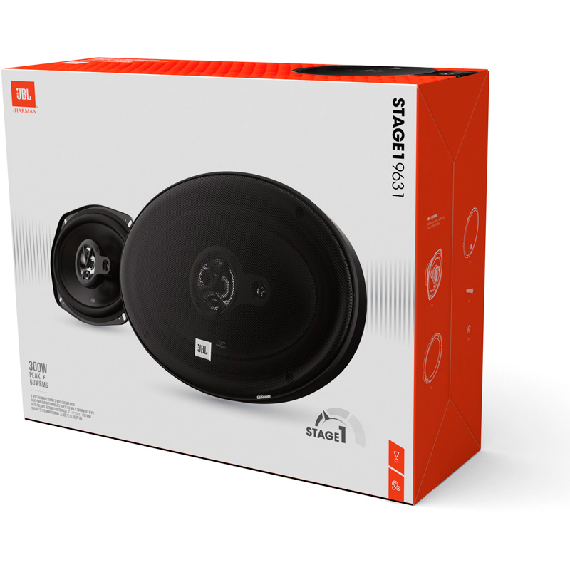 JBL Stage 1 9631 Set de haut-parleur 15,2 x 16,5cm Coaxial 3 voies 300 Watts
