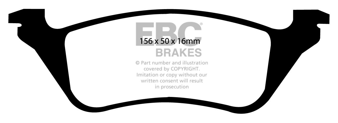EBC Brakes CHRYSLER (USA) Grand Voyager 2.8 TD 2004-2007 Remblok
