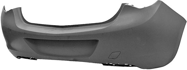 Bumper Achter. ASTRA J, 09->> SPUITBAAR ALLEEN 5-DEURS HATCHBACK