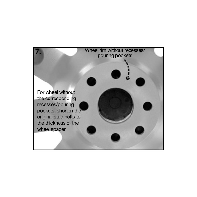 H&R Set des espaceurs de roues Système-DRM 30mm par essieu - Cartouche de boulon 5x114,3 - Moyeu 66,2mm - Taille de boulon M12x1,25 - sur mesure pour Nissan/Renault
