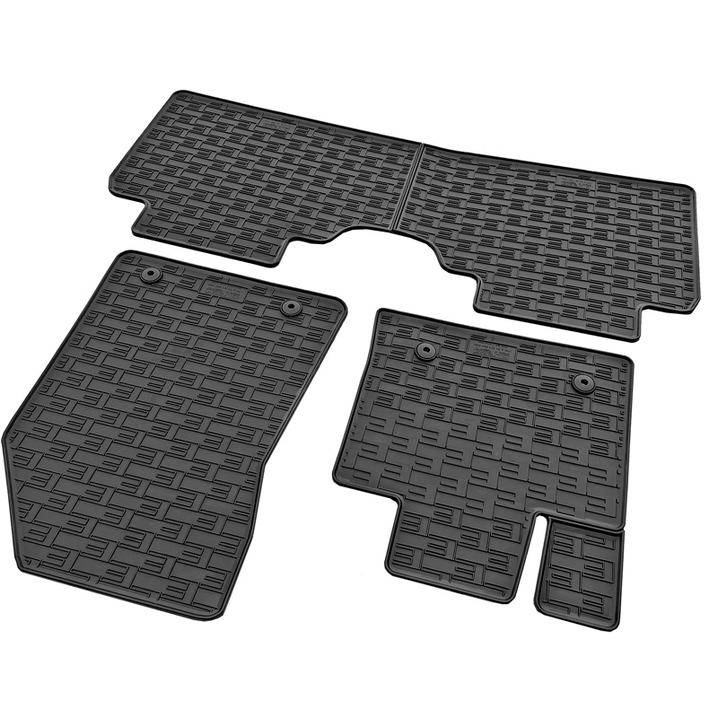 CIKCAR Set tapis de caoutchouc sur mesure pour Lynk & Co 02 2024- (3-pièces + points de fixage)