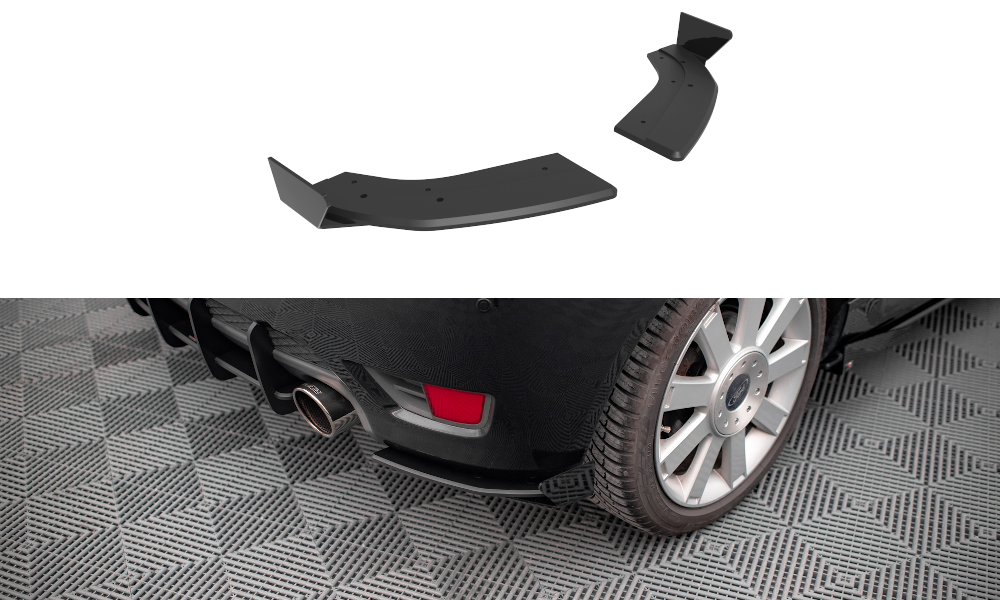 Zijdiffusers met Canards Street Pro Ford Fiesta ST MK6 Maxton
