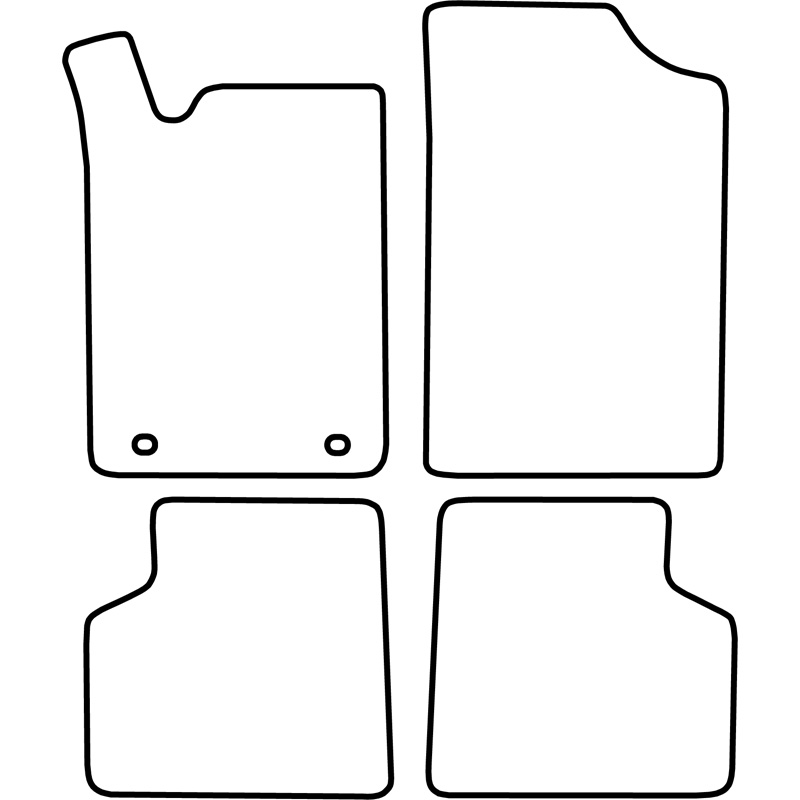 Set de tapis de sol sur mesure pour Citroen Xantia 1997-2004