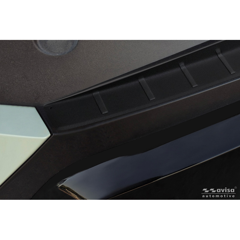 Avisa Protection de Seuil de Coffre Acier Inox sur mesure pour KIA EV3 GT 2024- - Noir Mat - 2 pièces