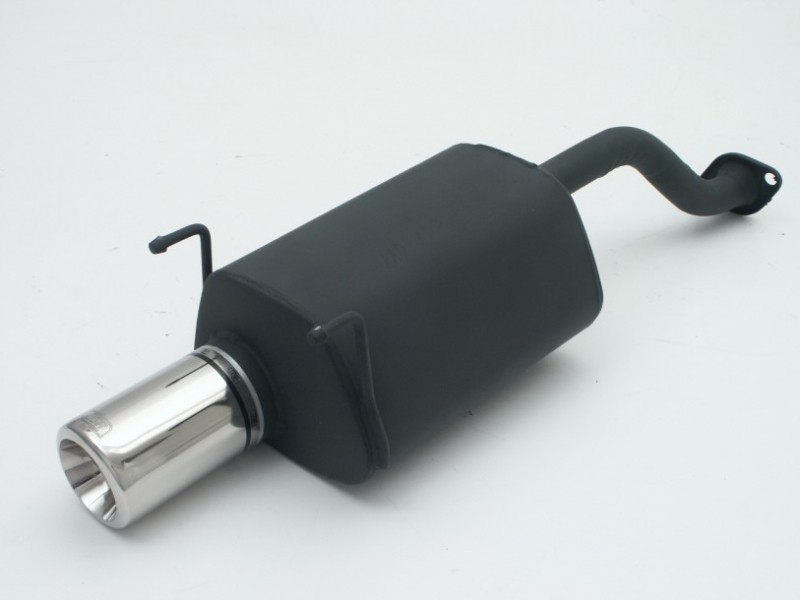 Einddemper Honda Civic 1996-2001 RVS eindstuk 80mm rond