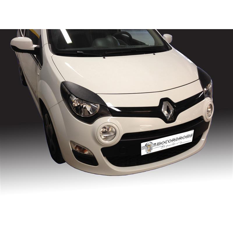 Casquettes de Phares sur mesure pour Renault Twingo II Facelift 2011-2014 (ABS)