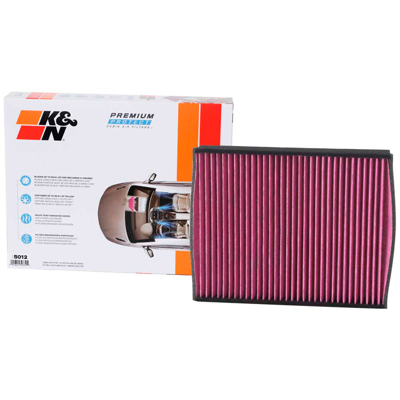 K&N Filtre à Air d'Habitacle Jetable Premium sur mesure pour Ford divers modèles (DVF5012)
