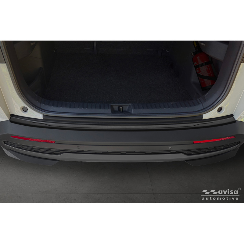Avisa Protection de Seuil de Coffre Acier Inox sur mesure pour Skoda Elroq 2024- - Noir Mat