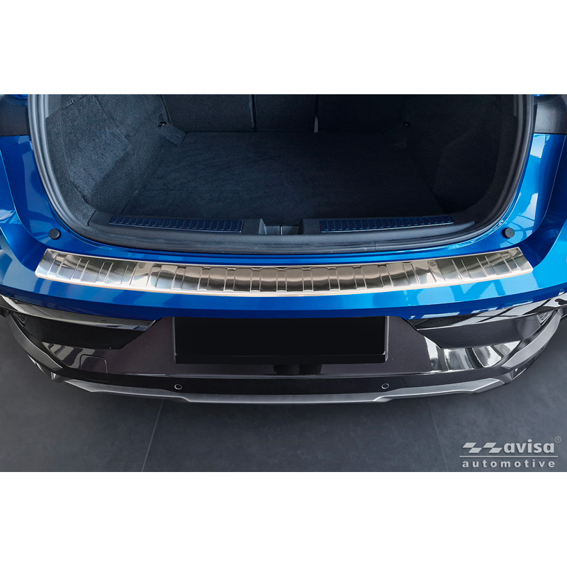Protection de seuil arrière inox sur mesure pour Renault Rafale 2023- 'Ribs'