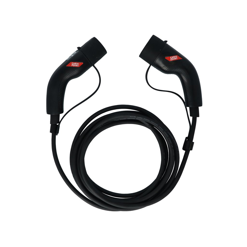Câble de charge Carpoint pour véhicule électrique Type 2>2 16 AMP triphasé 6 mètres