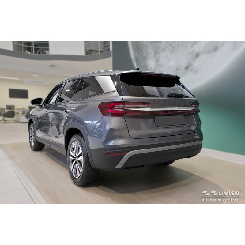 Avisa Revêtement d'habillage du hayon du coffre inox brossé sur mesure pour Skoda Kodiaq II (PS7) 2024-