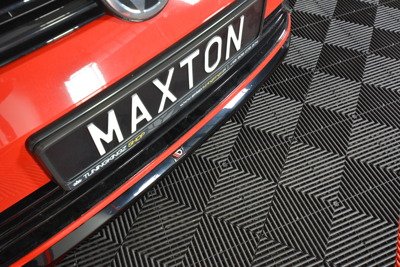 Voorspoiler VW Golf 7.5 R Facelift Glans Zwart