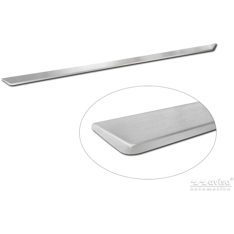 Avisa Revêtement d'habillage du hayon du coffre inox brossé sur mesure pour BMW X5 IV (G05) M-Sport 2018-2023 & Facelift 2023-