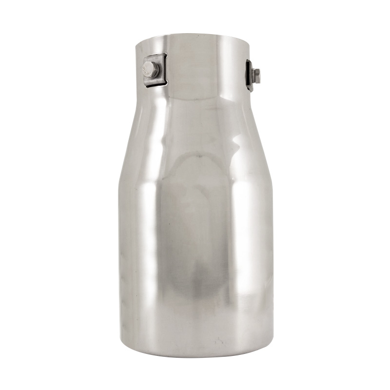 Simoni Racing Embout d'Échappement Rond Inox - Ø103xL200mm - Montage ->72mm