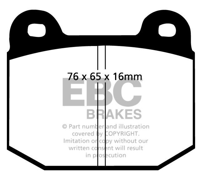 EBC Brakes VAUXHALL (OPEL) Antara 2.2 TD 2010-.. Remblokken voor