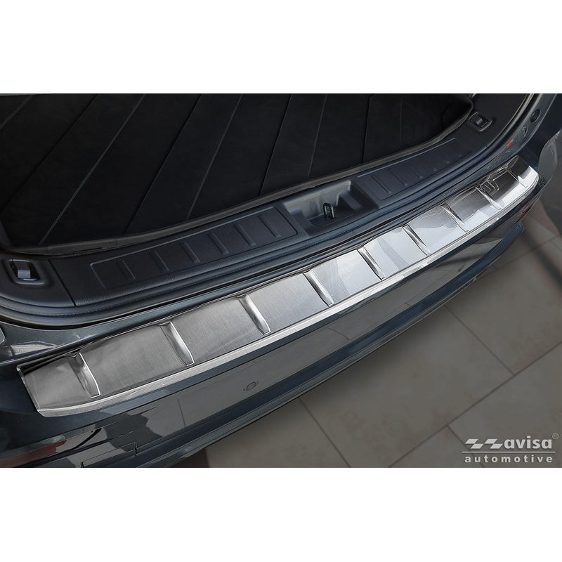 Avisa Protection de Seuil de Coffre Acier Inox sur mesure pour Mitsubishi Outlander IV Facelift 2025- - Argent