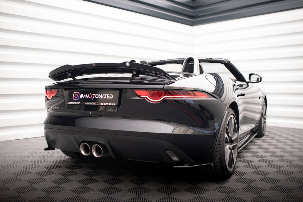 Zijdiffusers Jaguar F-Type Facelift 16-20 Maxton Glans Zwart