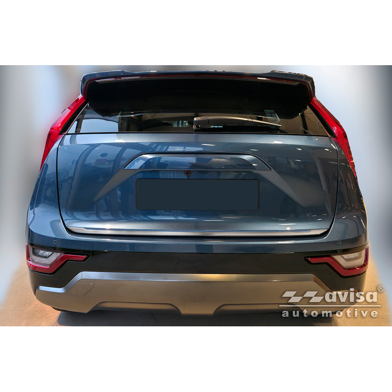Avisa Revêtement d'habillage du hayon du coffre inox brossé sur mesure pour Kia Niro II 2022-