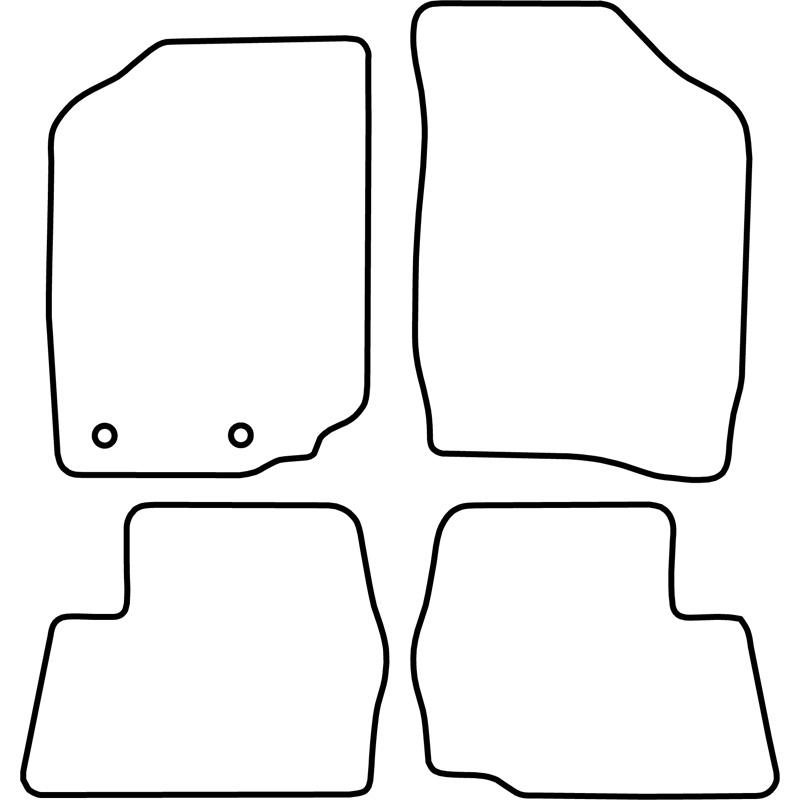Set de tapis de sol sur mesure pour Daihatsu Sirion 1998-2005