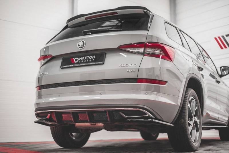 Diffuser Skoda Kodiaq 1 sportline Maxton Design glans zwart