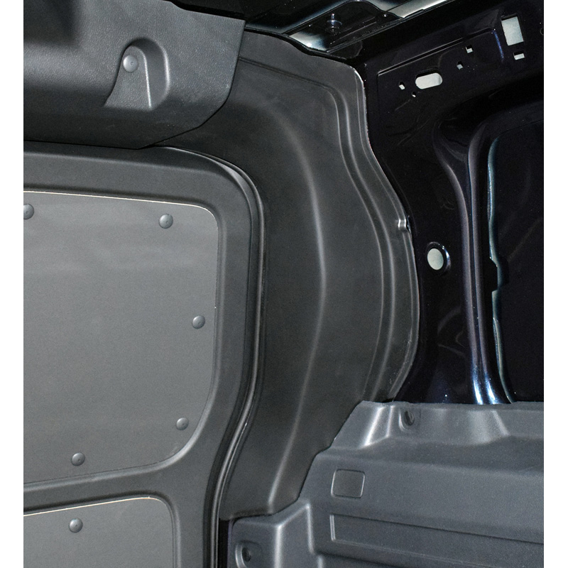 RGM Protections de montant de porte arrière intérieur pour Volkswagen ID.Buzz Cargo 2022- - Noir (ABS)
