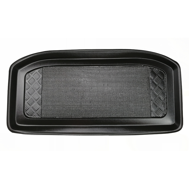 Bac de coffre 'anti-dérapant' sur mesure pour Volkswagen Up! / Skoda Citigo / Seat Mii 2012- incl. Electric (plancher de chargement élevé)