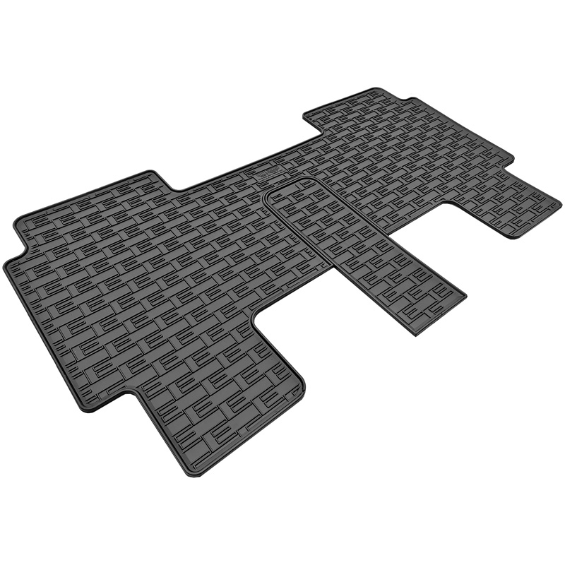 CIKCAR Set tapis de caoutchouc sur mesure pour Volkswagen ID.Buzz Bus Personal (chassis longue) 2022- (rangée de sièges second) (1-pièce)