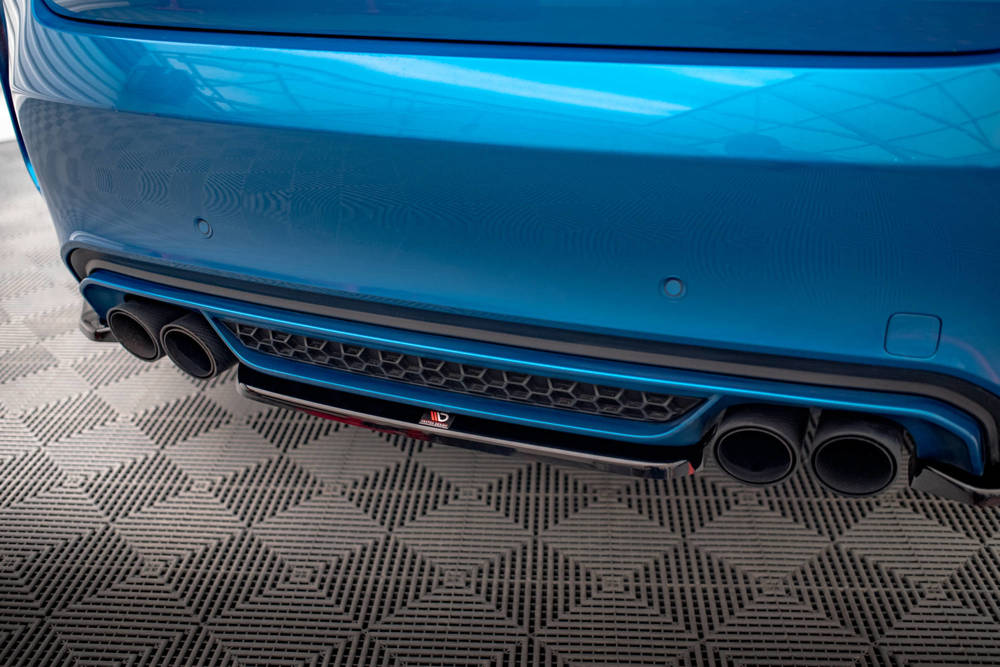 Diffuser passend voor BMW X6M F86 Maxton Glans Zwart