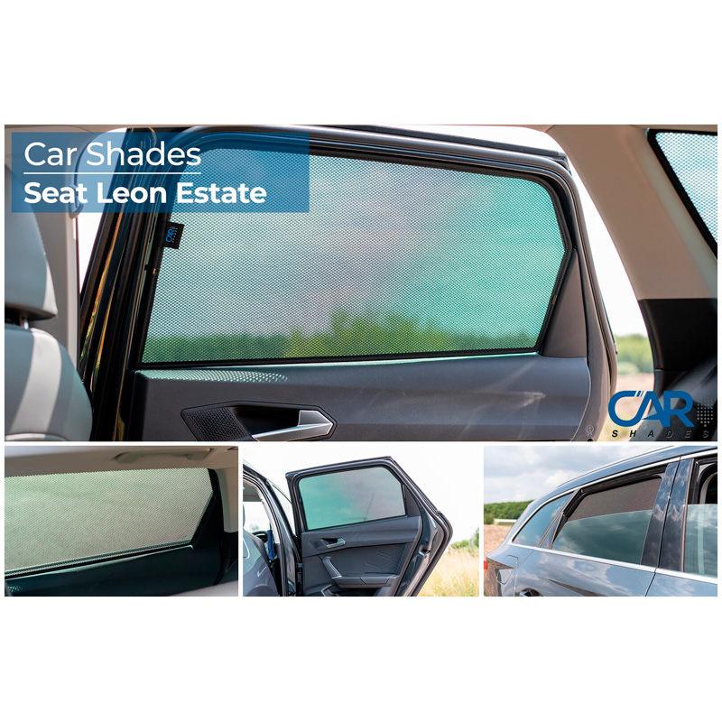 Set de Car Shades (portes arrières) sur mesure pour Seat Leon IV ST Sportstourer 2020- (2-pièces)