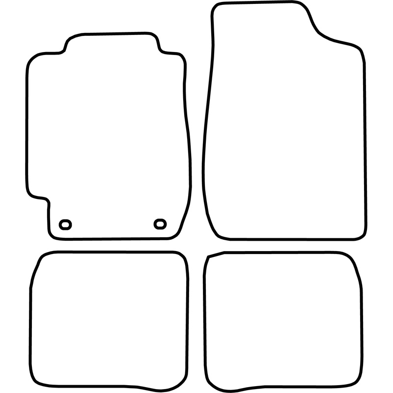 Set de tapis de sol sur mesure pour Toyota Corolla 1992-1997