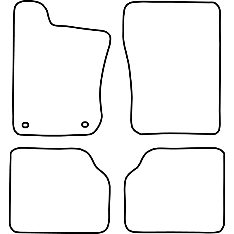 Set de tapis de sol en velours sur mesure pour Citroen BX 1983-1994