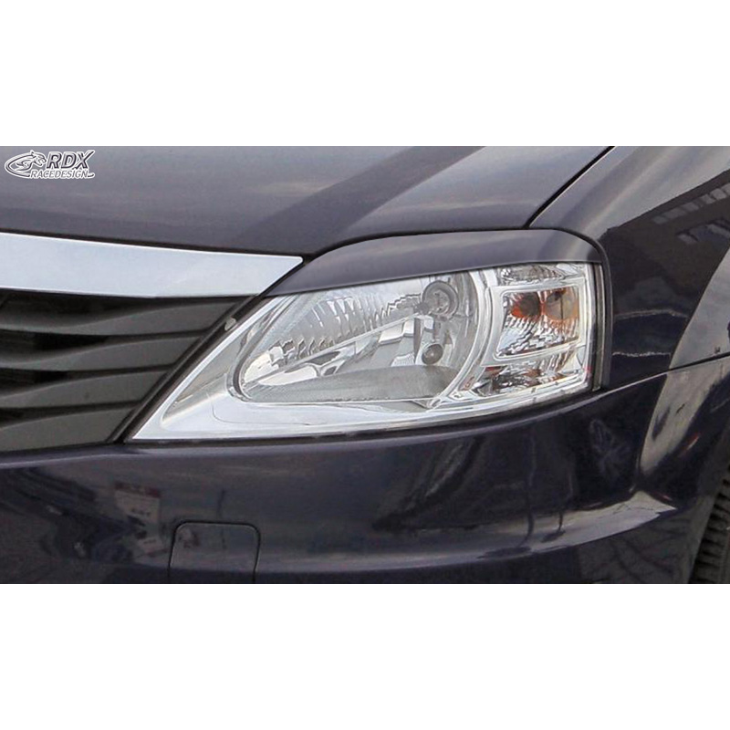 Spoilers de phares sur mesure pour Dacia Logan 2008-2013 (ABS)