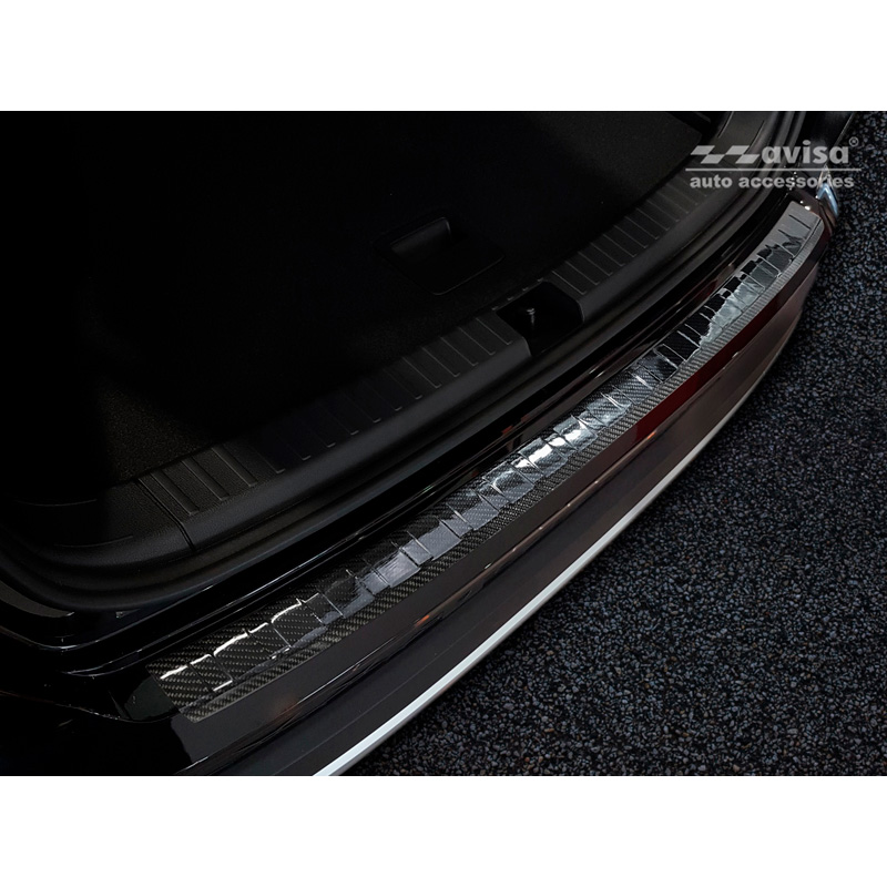 Protection de seuil arrière carboné 3D sur mesure pour Seat Ateca 2016-2020 & FL 2020-