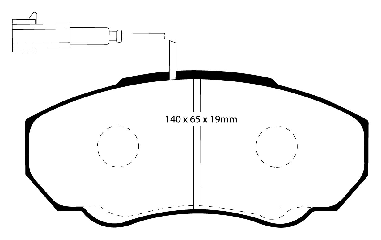 EBC Brakes FIAT BEDRIJFSWAGEN Ducato 2.3 TD 2003-2006 Remblokken