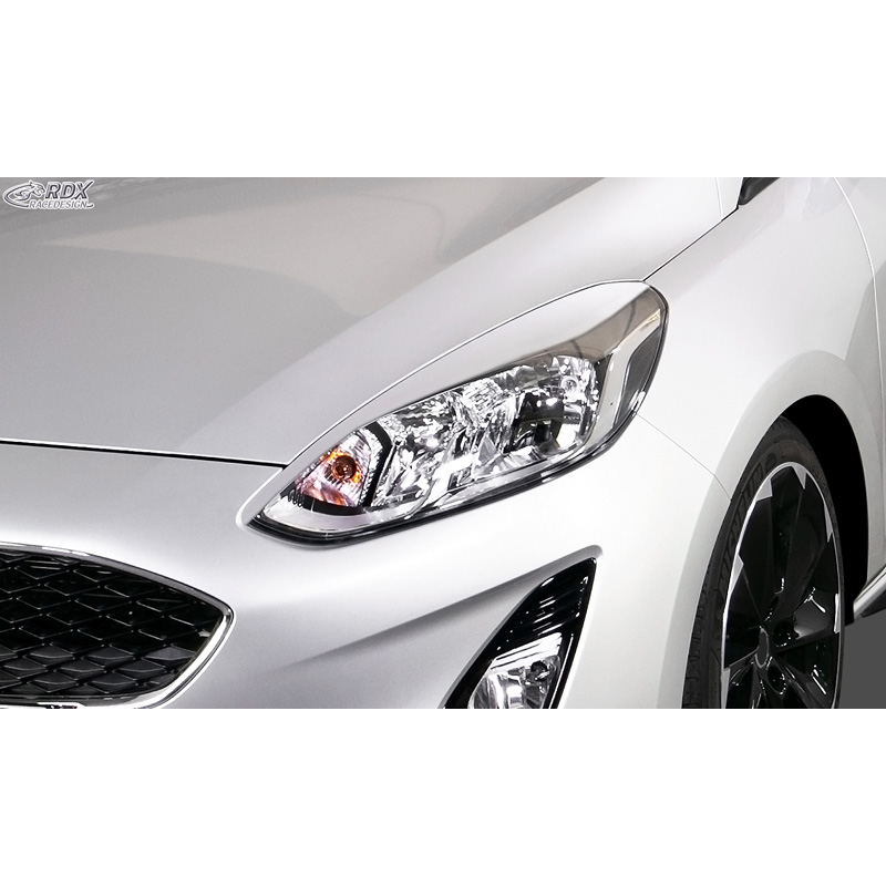Spoilers de phares sur mesure pour Ford Fiesta MK8 2017-2022 (ABS)